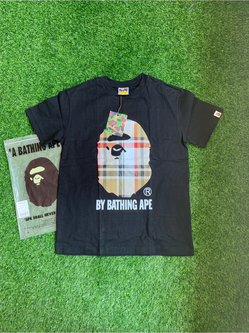 Black Burberry x Bape Shirt